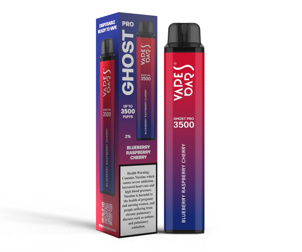 Ghost® Pro 3500 Blueberry Raspberry Cherry by Vapes Bars - VapeBoo