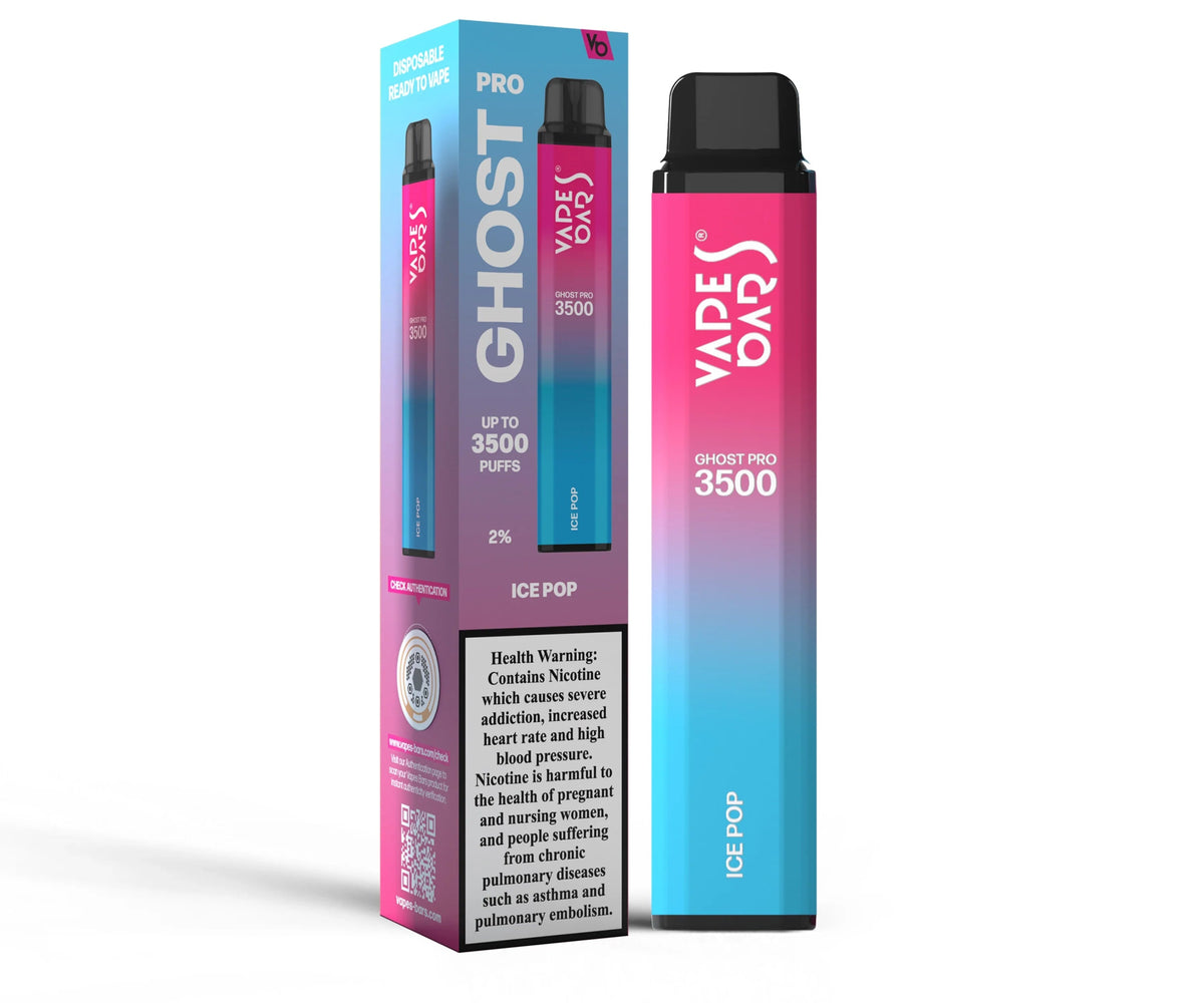 Ghost® Pro 3500 Ice Pop by Vapes Bars - VapeBoo