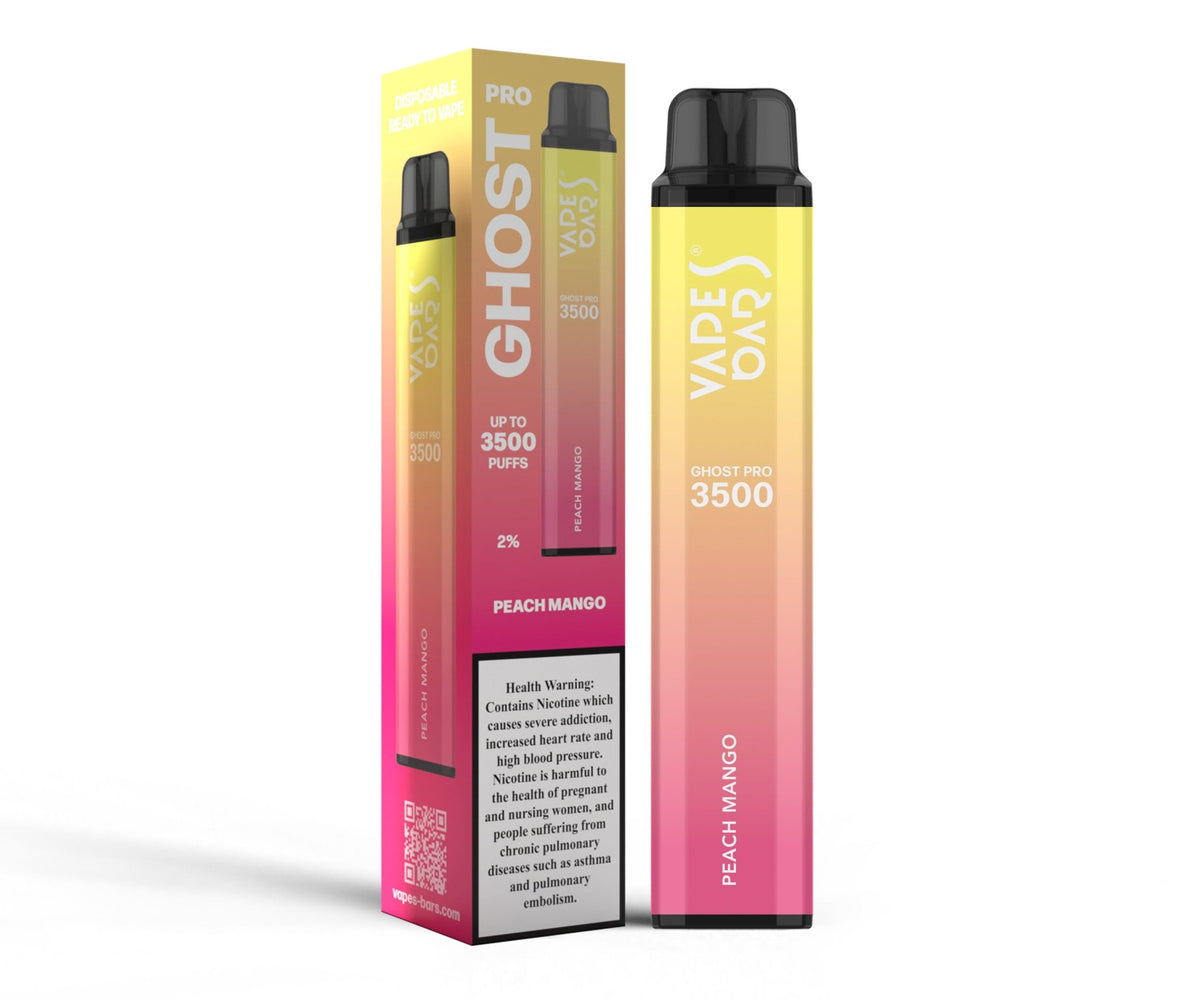 Ghost® Pro 3500 Peach Mango by Vapes Bars - VapeBoo