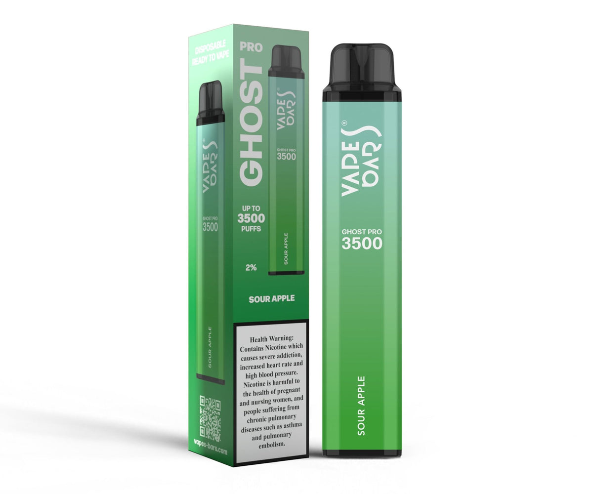 Ghost® Pro 3500 Sour Apple by Vapes Bars - VapeBoo