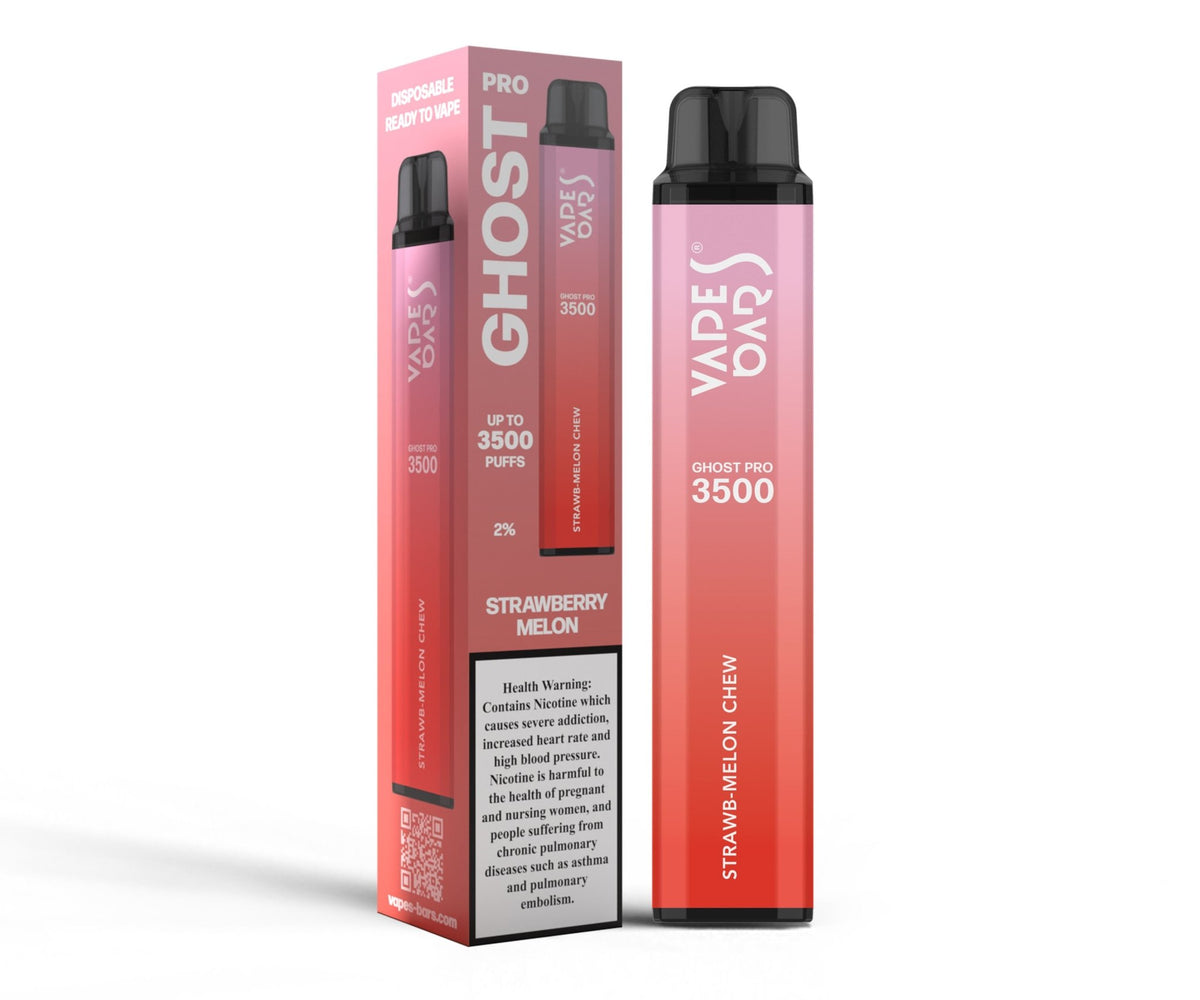 Ghost® Pro 3500 Strawberry Melon Chew by Vapes Bars - VapeBoo