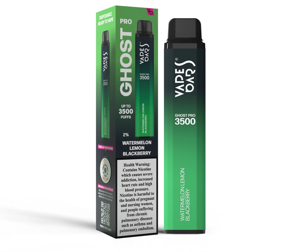 Ghost® Pro 3500 Watermelon Lemon Blackberry by Vapes Bars - VapeBoo