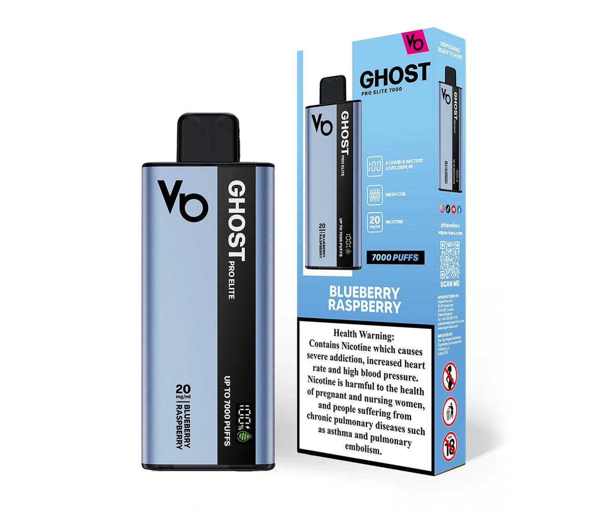 Ghost Pro Elite 7000 Blueberry Raspberry - VapeBoo