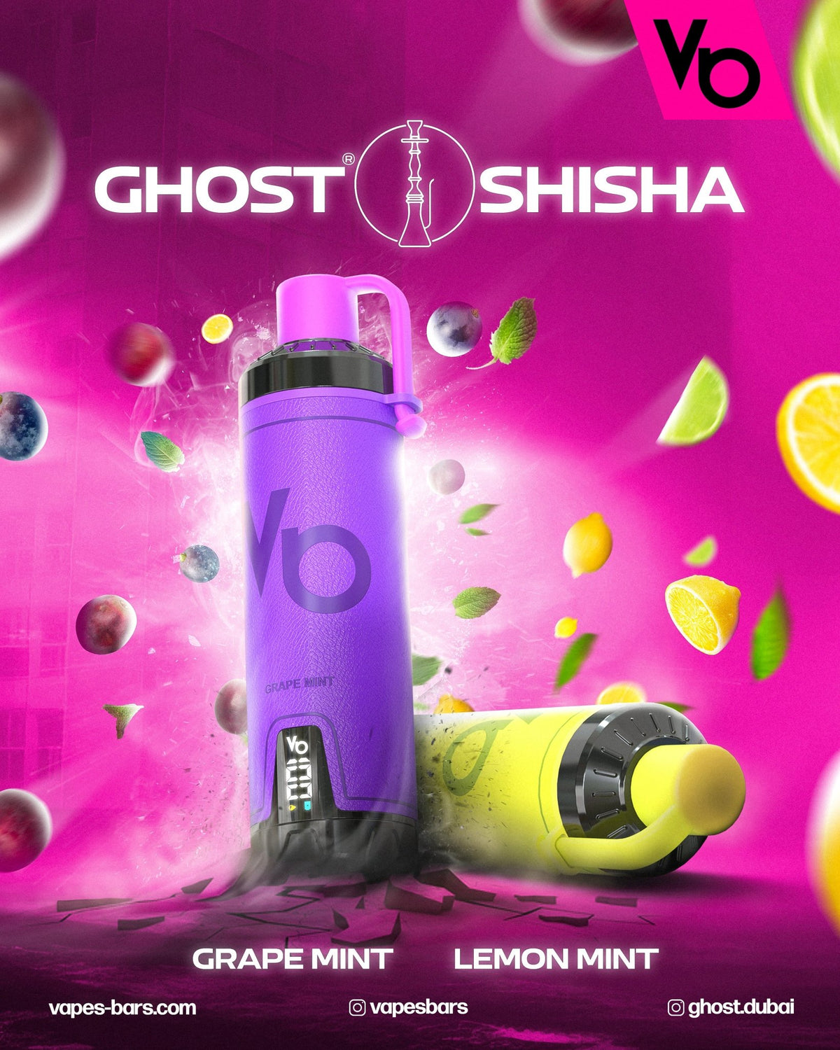 Ghost Shisha 15000 Puffs Disposable Vape 20mg - VapeBoo