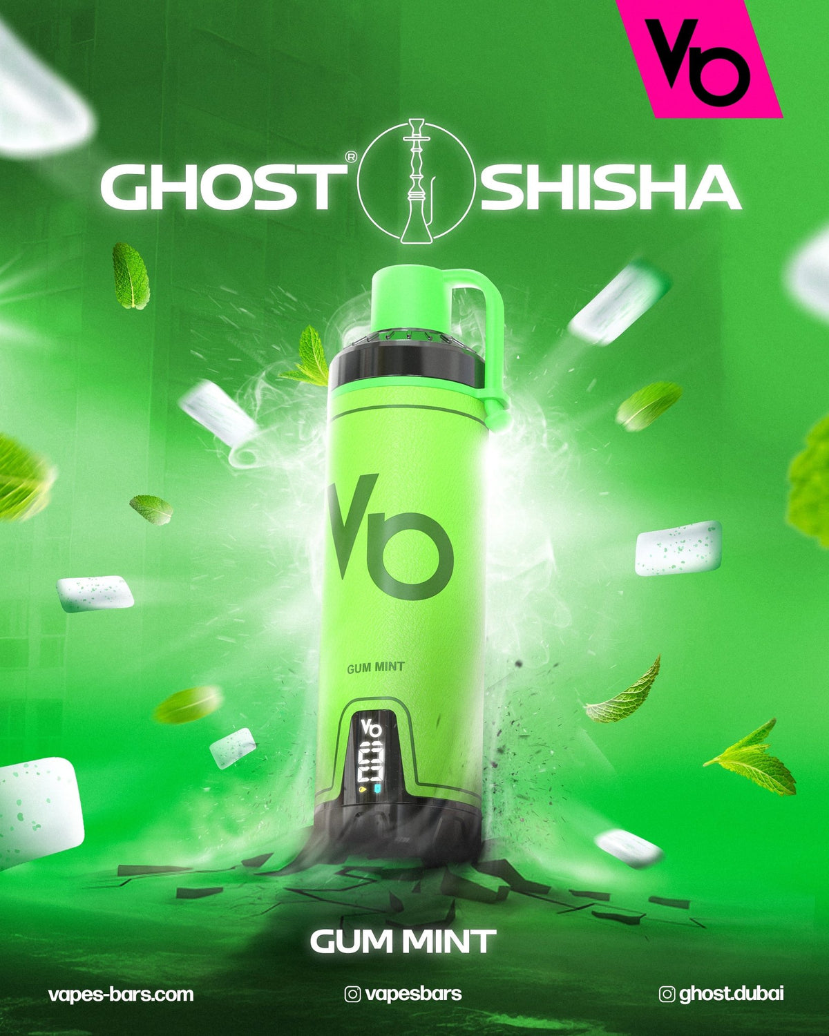 Ghost Shisha 15000 Puffs Disposable Vape 20mg - VapeBoo