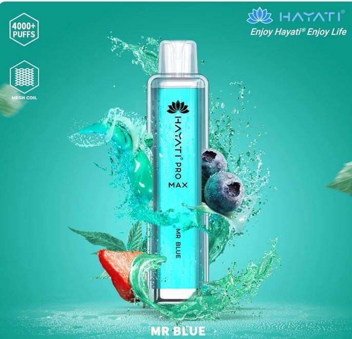 Hayati Crystal Pro Max 4000 Disposable Vape 20mg - VapeBoo