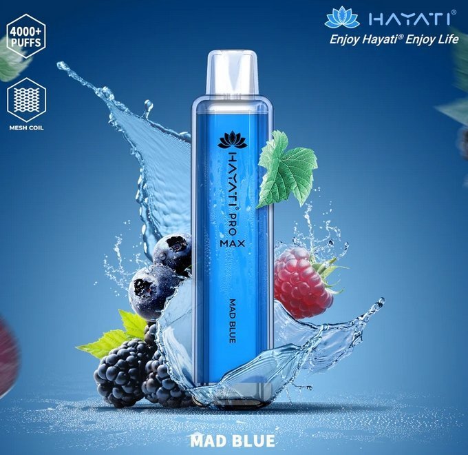 Hayati Crystal Pro Max 4000 Disposable Vape 20mg - VapeBoo