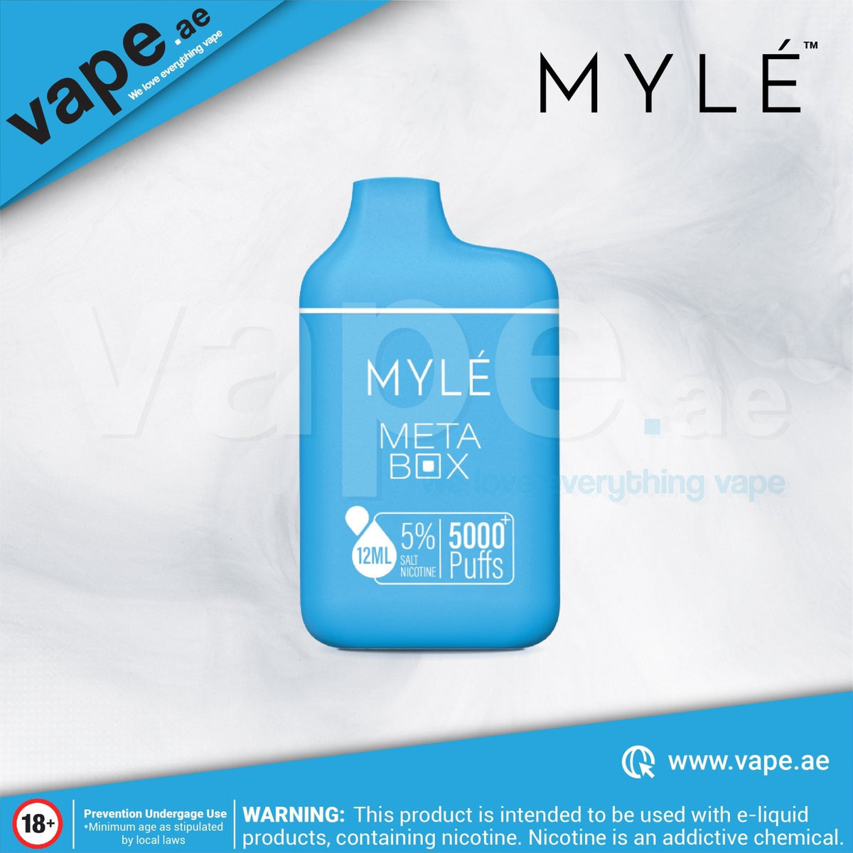 Iced Tropical Fruit 5000 Puffs 20mg Meta Box by Myle - VapeBoo