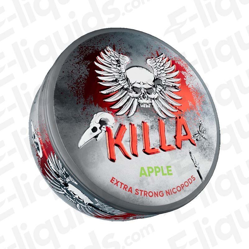 Killa Apple Extra Strong Nicotine Snus Pouches - VapeBoo