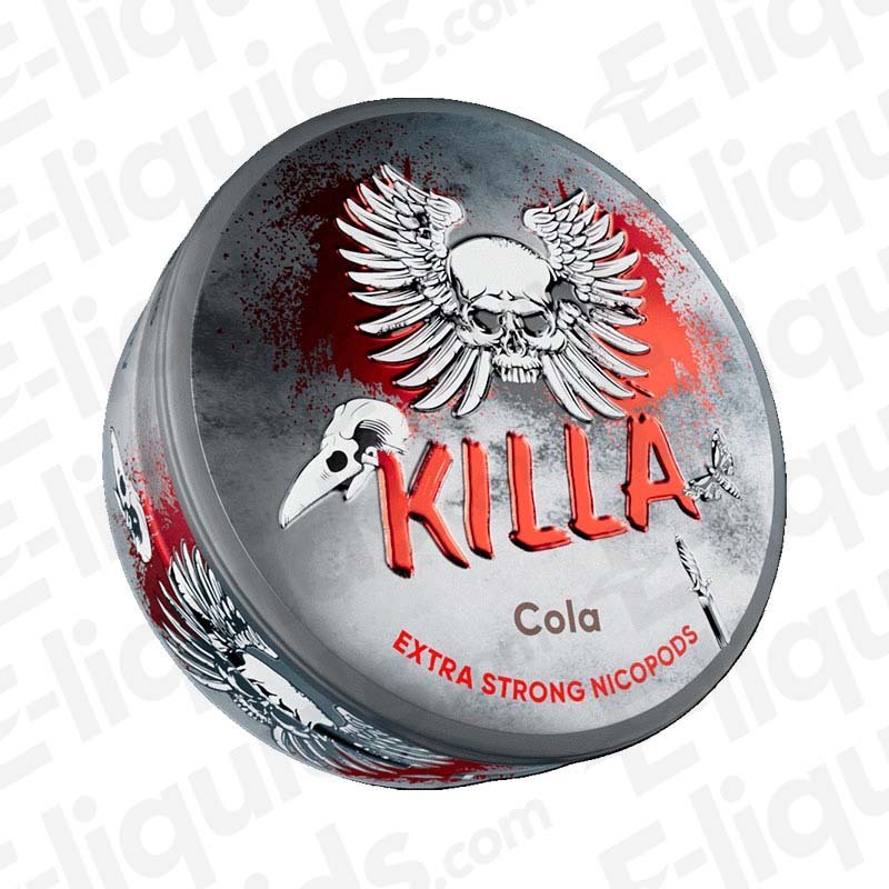 Killa Cola Extra Strong Nicotine Snus Pouches - VapeBoo