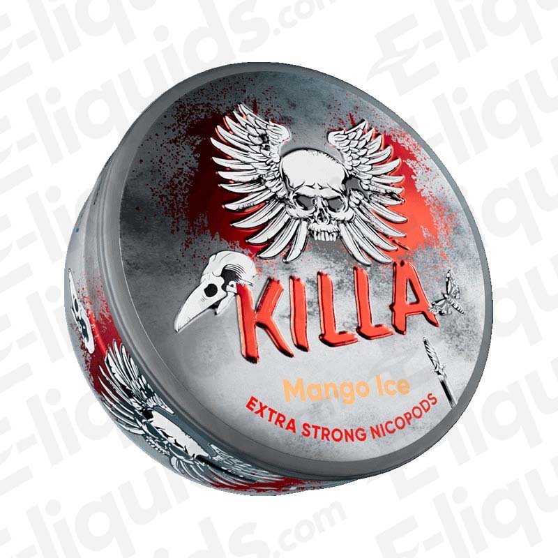 Killa Mango Ice Extra Strong Nicotine Snus Pouches - VapeBoo