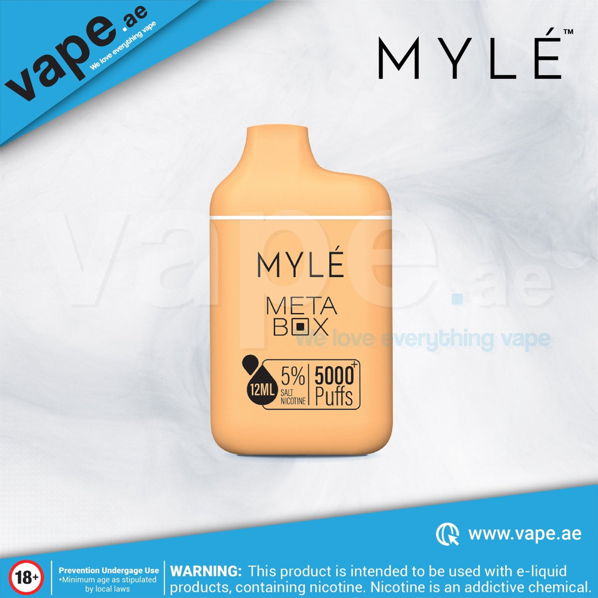 Malaysian Mango 5000 Puffs 20mg Meta Box by Myle - VapeBoo