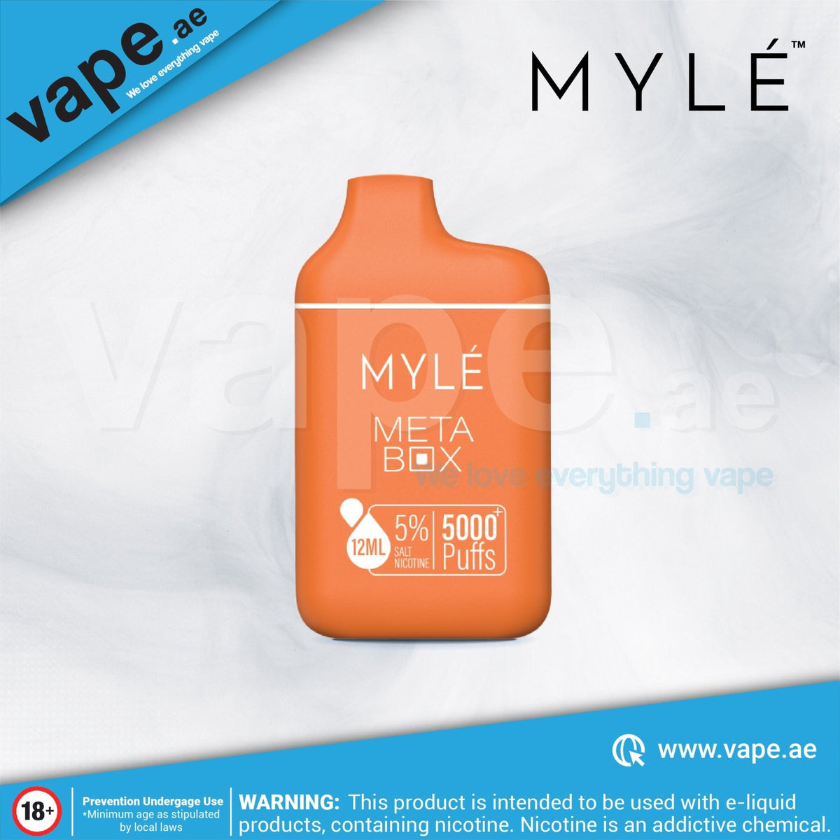 Melon Honeydew 5000 Puffs 20mg Meta Box by Myle - VapeBoo