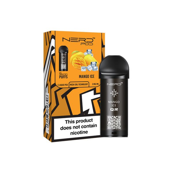 Nerd 3500 Puffs Replacement Pods - 0mg - VapeBoo