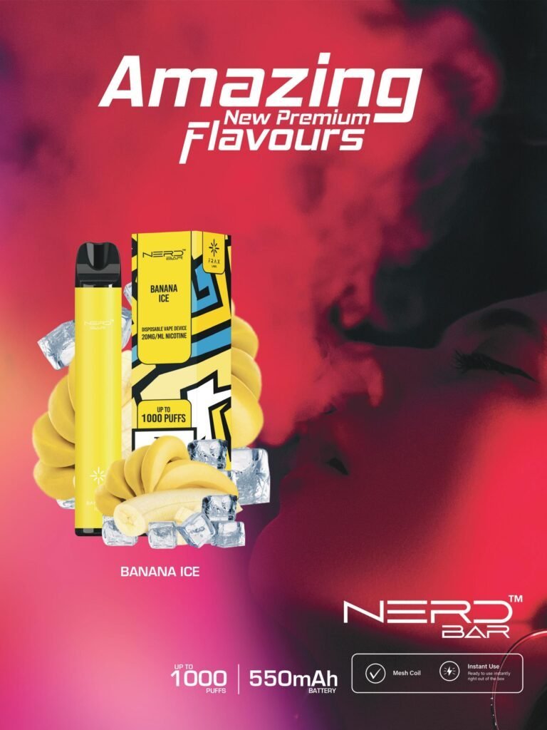 Nerd Bar 1000 Puffs Disposable Vape Device - VapeBoo