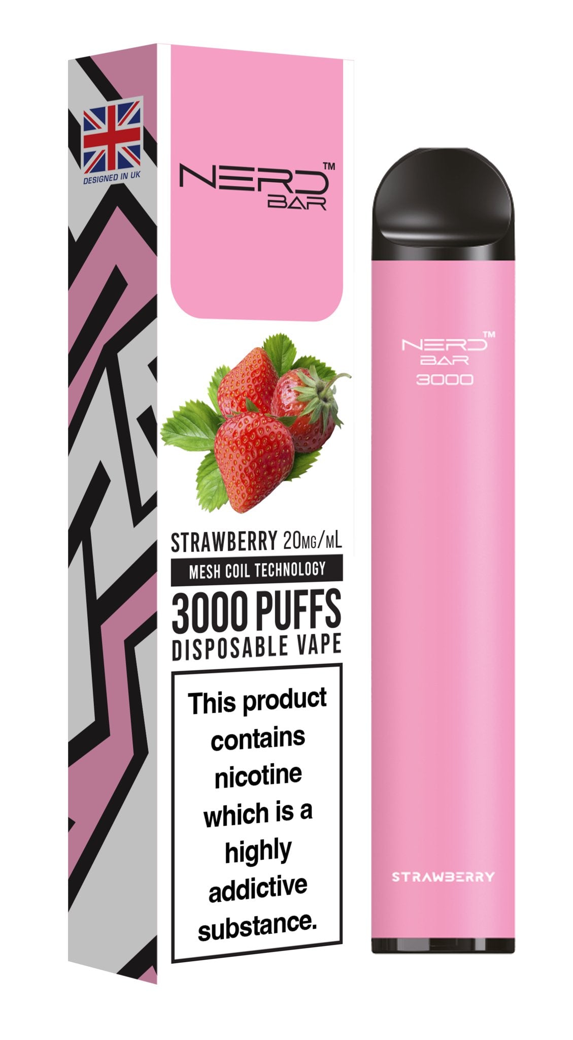 Nerd Bar 3000 Puffs Disposable Vape Device - VapeBoo