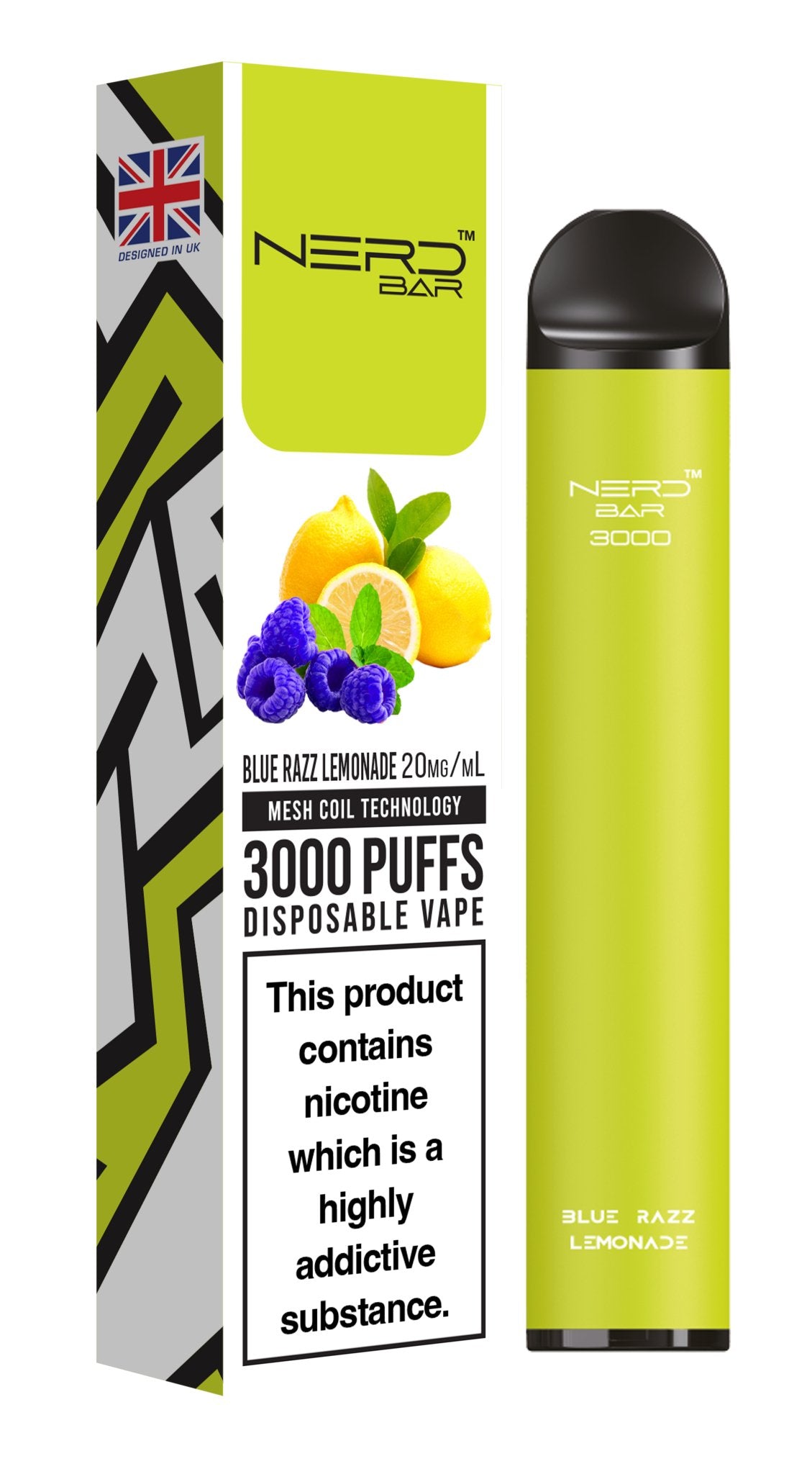 Nerd Bar 3000 Puffs Disposable Vape Device - VapeBoo