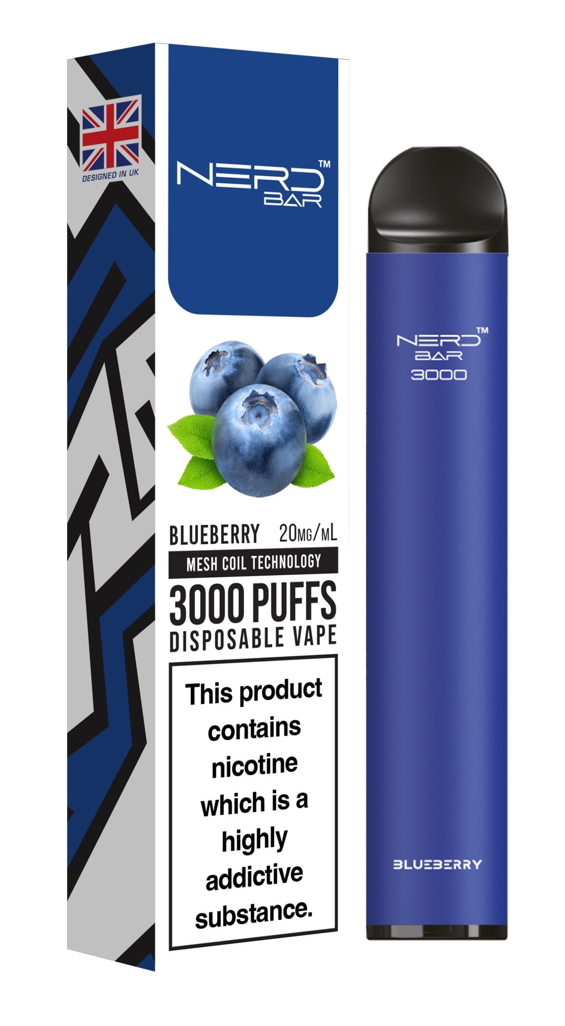 Nerd Bar 3000 Puffs Disposable Vape Device - VapeBoo