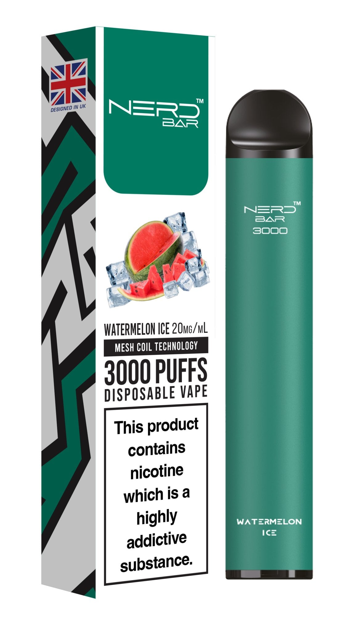 Nerd Bar 3000 Puffs Disposable Vape Device - VapeBoo