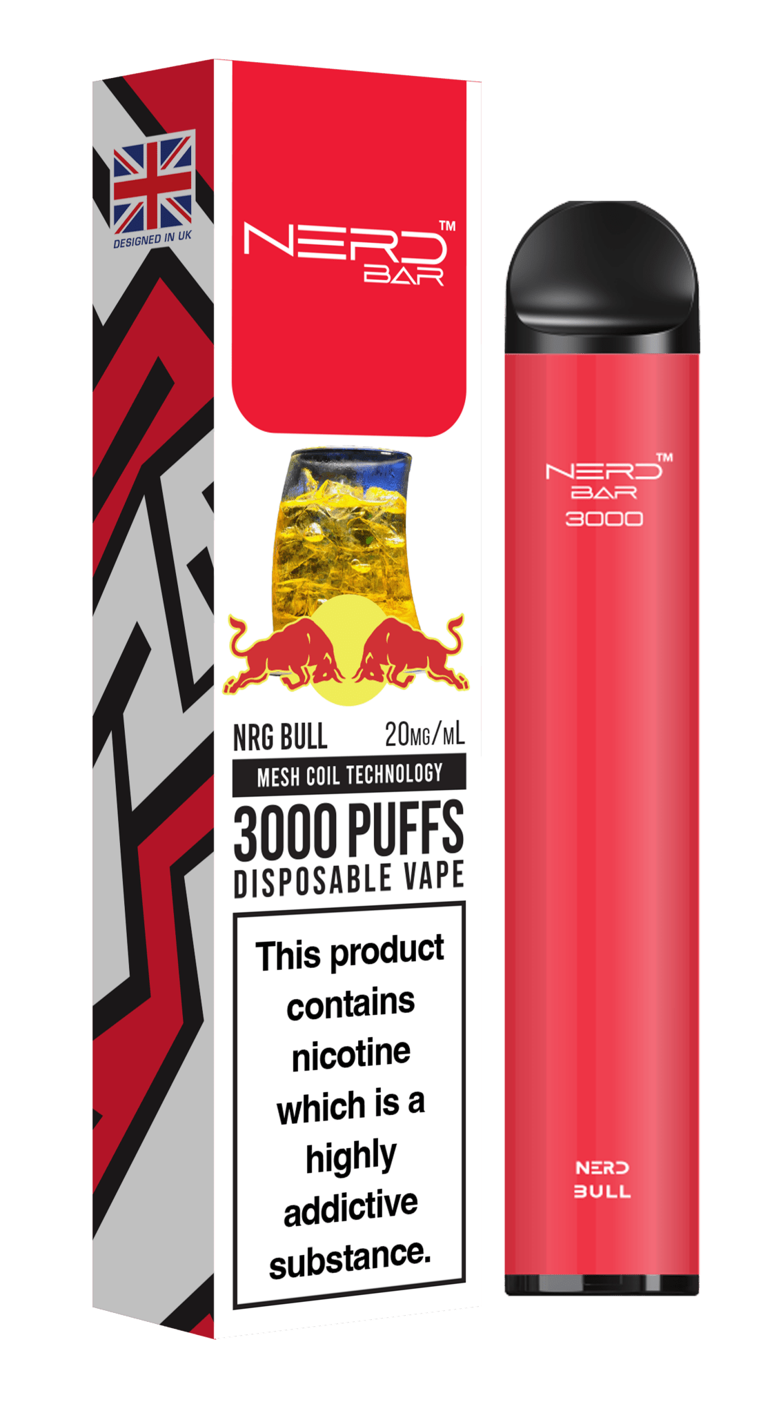 Nerd Bar 3000 Puffs Disposable Vape Device - VapeBoo