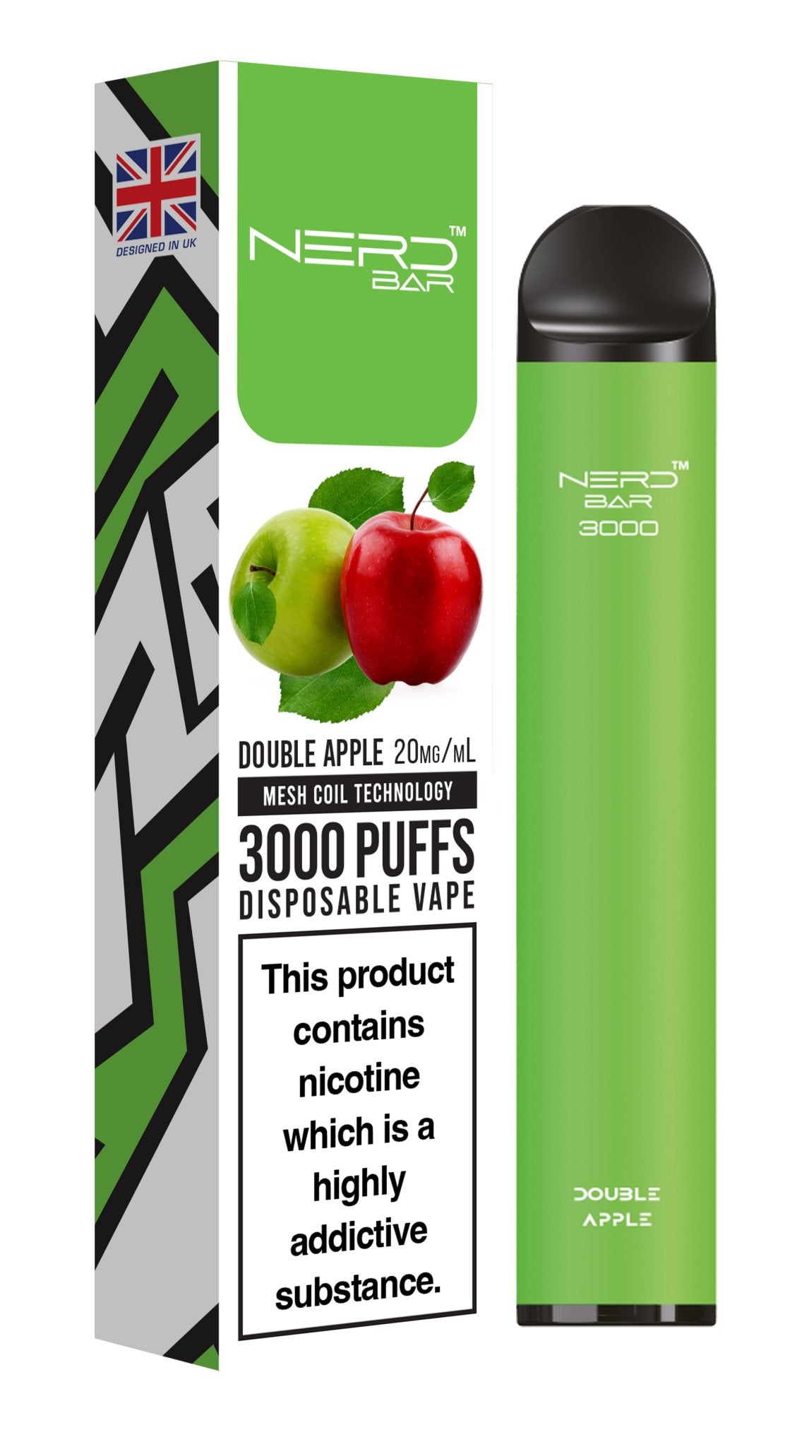 Nerd Bar 3000 Puffs Disposable Vape Device - VapeBoo