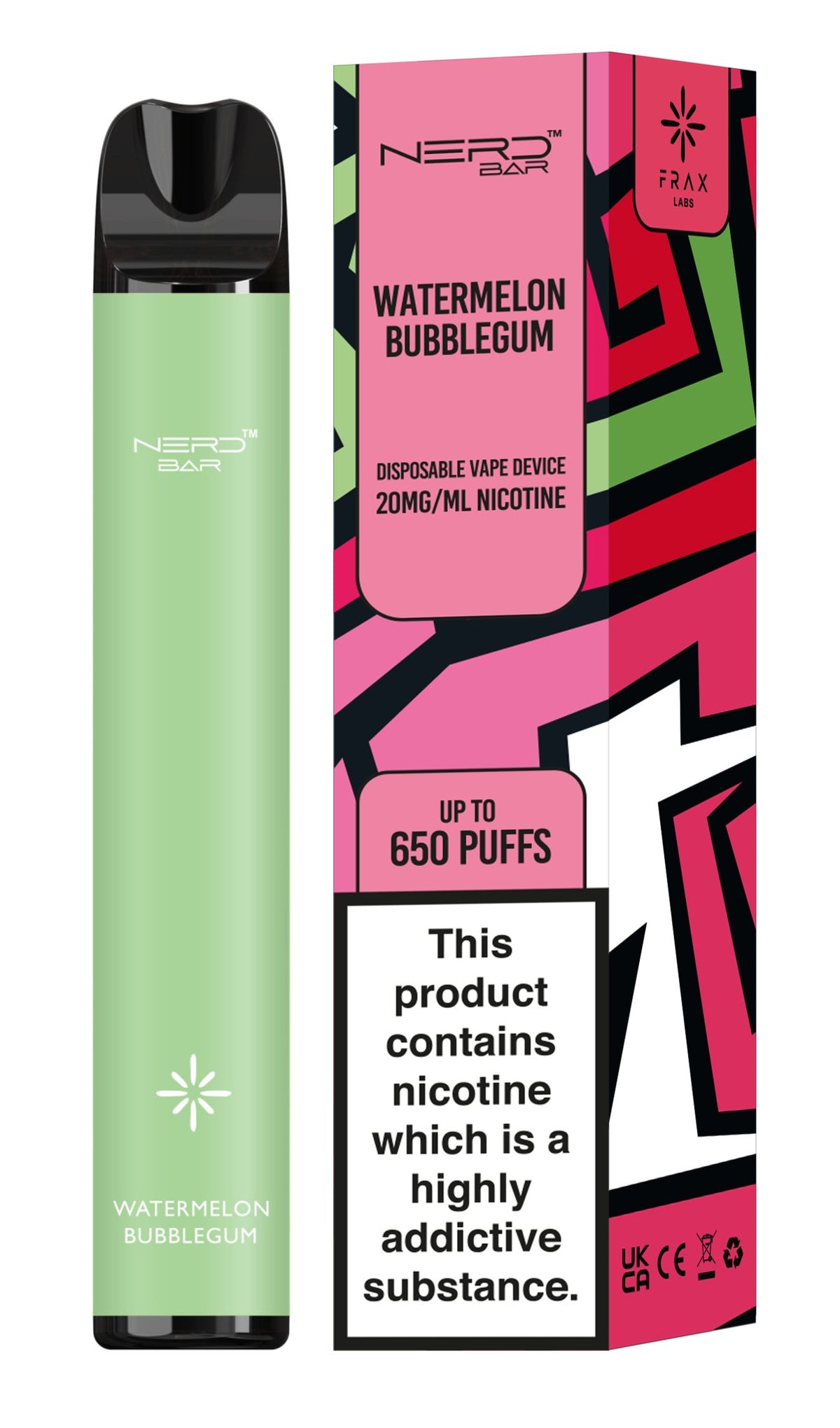 Nerd Bar 650 Puffs Disposable Vape Device - VapeBoo