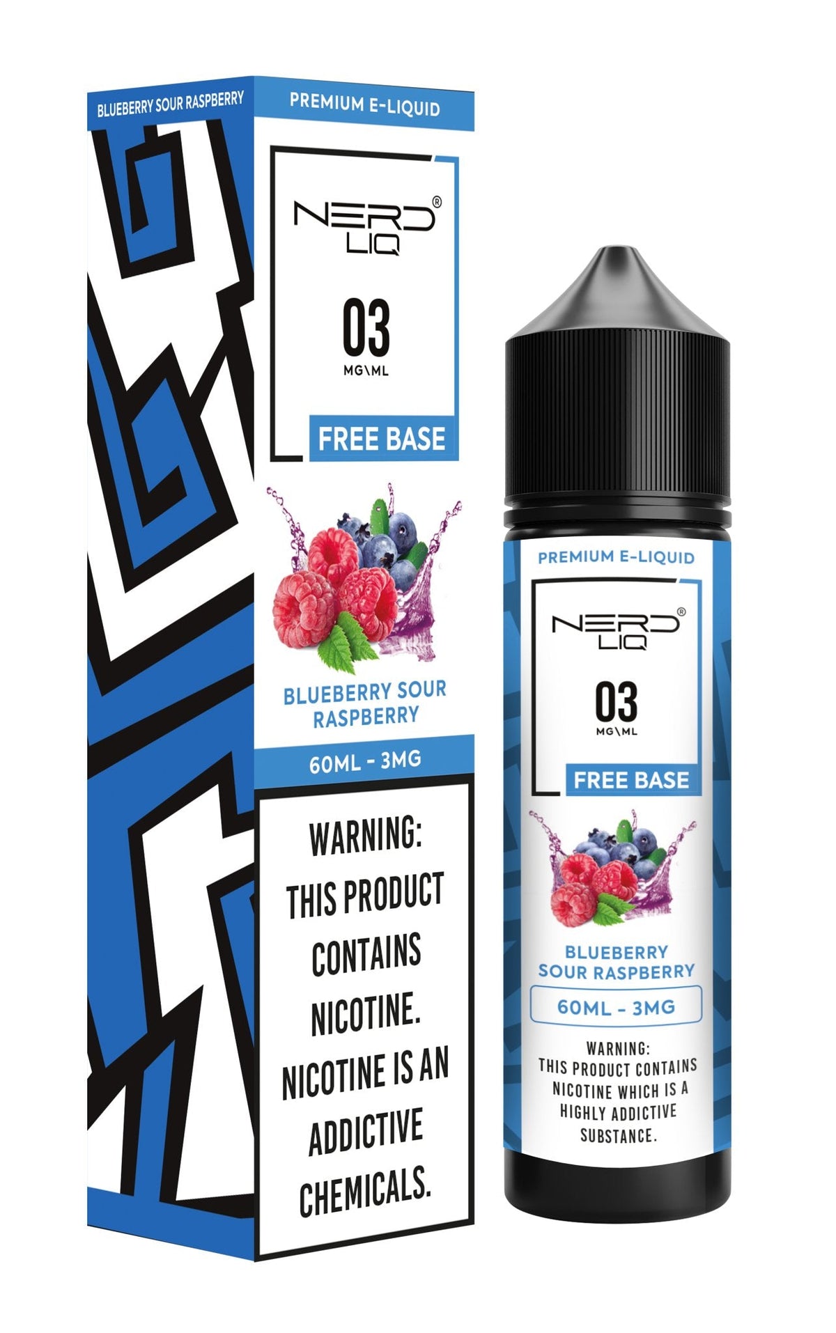 Nerd Liq 60ml E-Juice Shortfill - VapeBoo