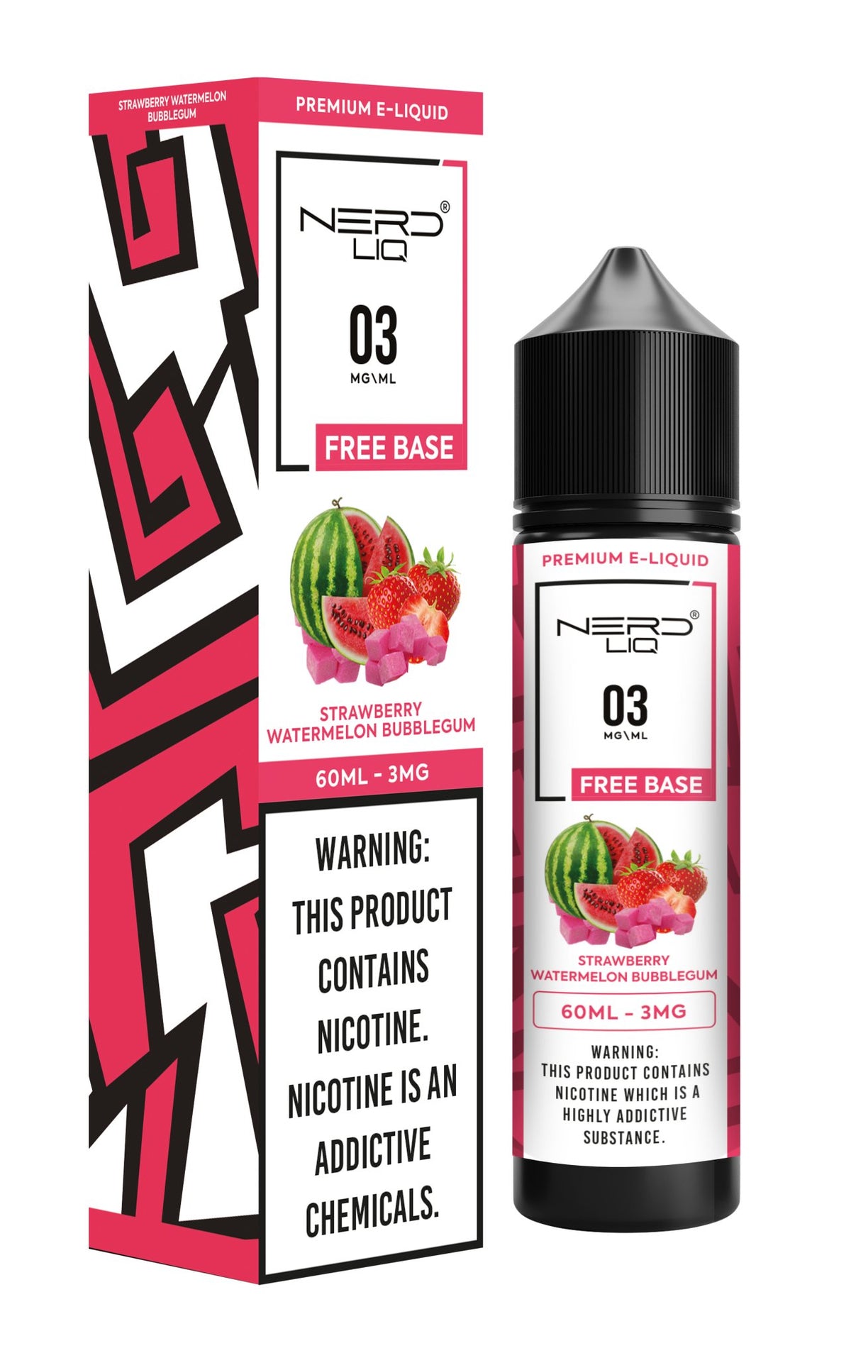 Nerd Liq 60ml E-Juice Shortfill - VapeBoo