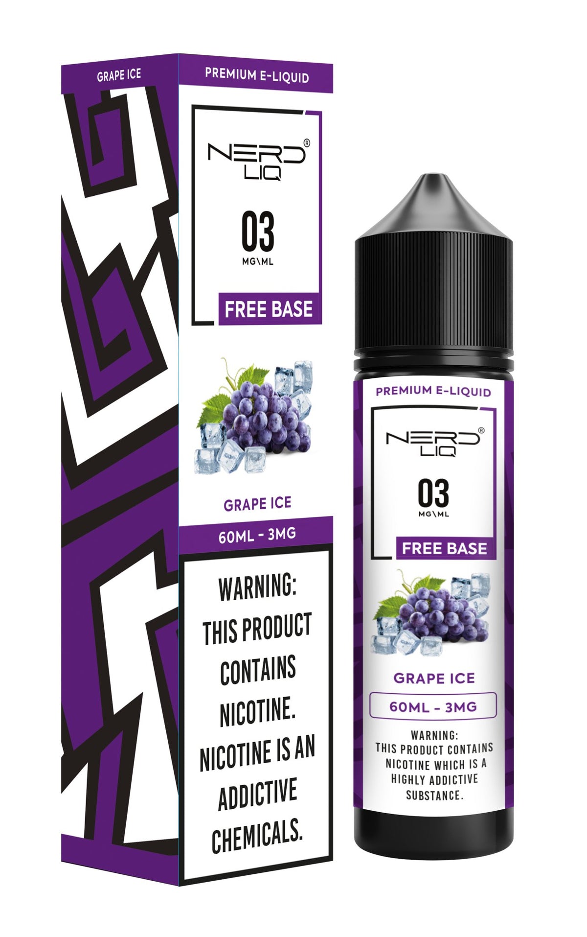 Nerd Liq 60ml E-Juice Shortfill - VapeBoo