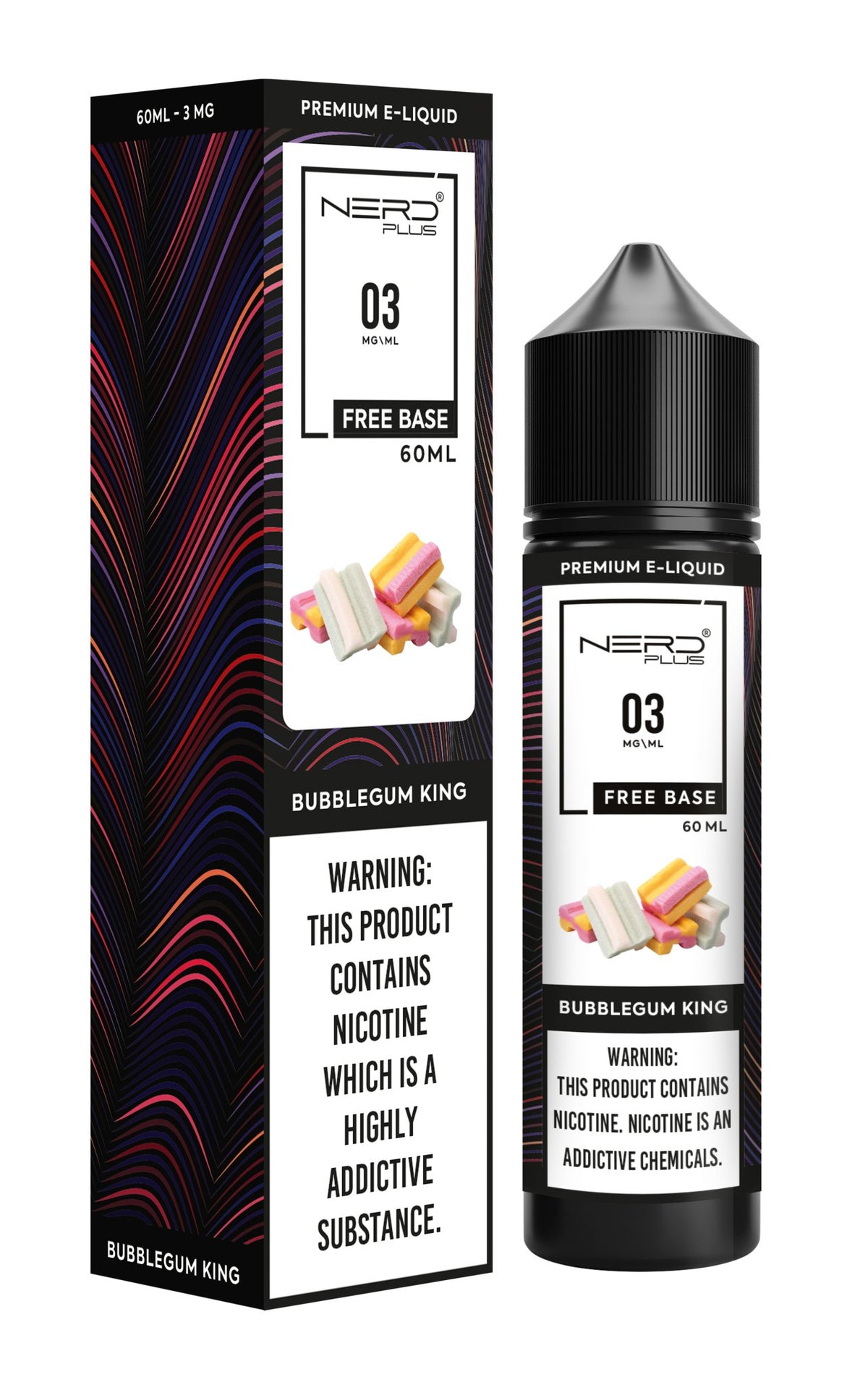 Nerd Plus 60ml E-Juice Shortfill - VapeBoo