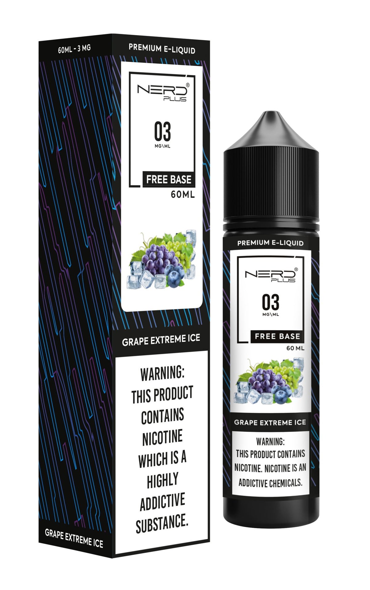 Nerd Plus 60ml E-Juice Shortfill - VapeBoo