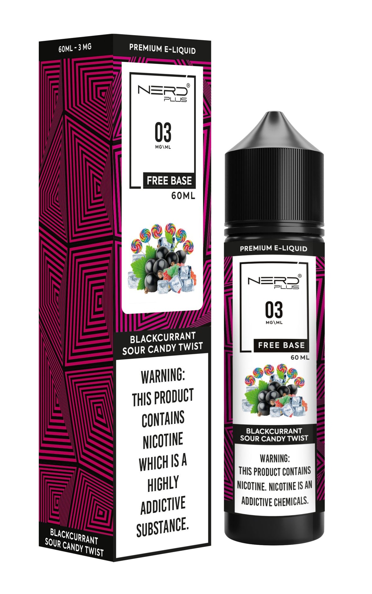 Nerd Plus 60ml E-Juice Shortfill - VapeBoo