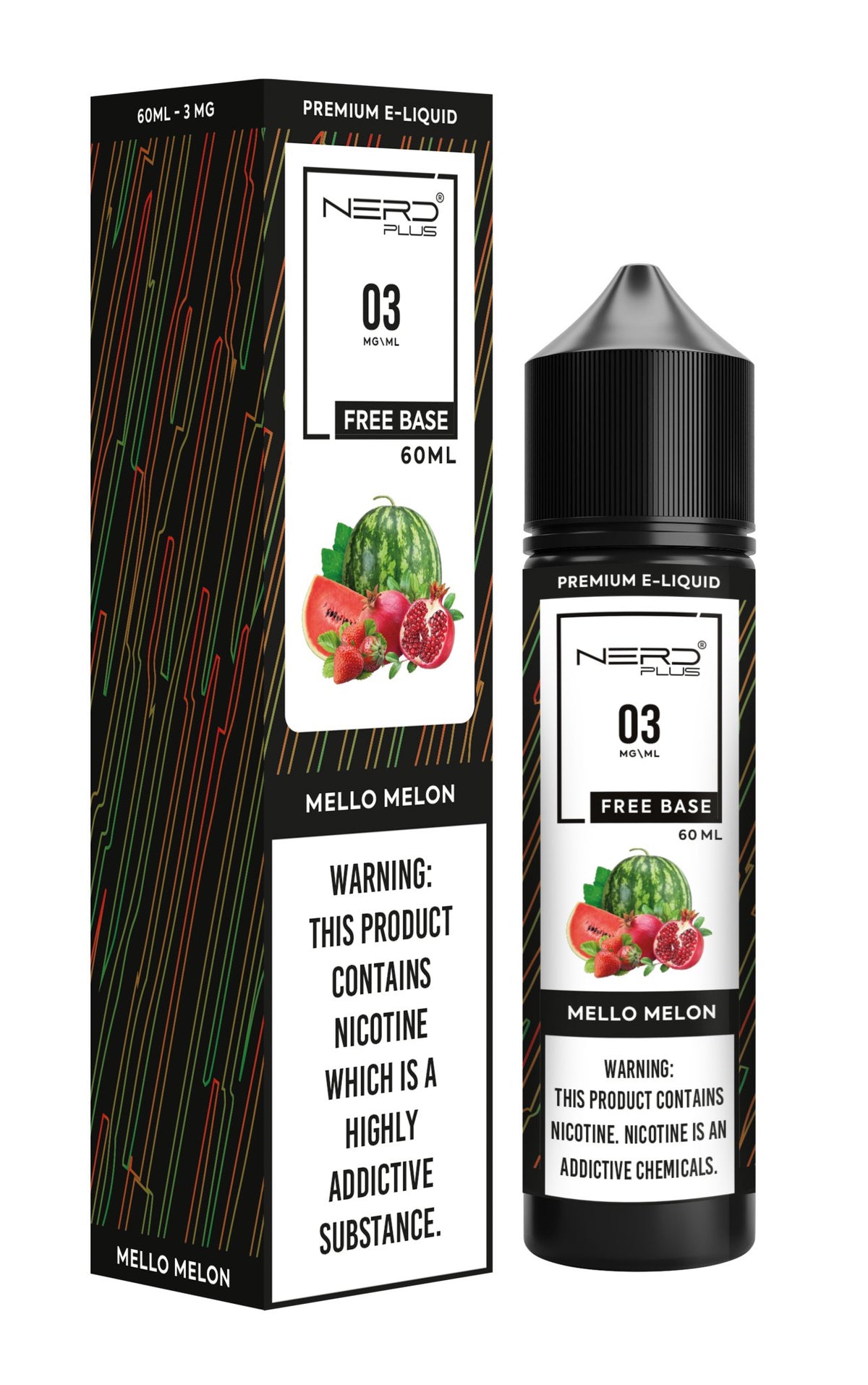 Nerd Plus 60ml E-Juice Shortfill - VapeBoo