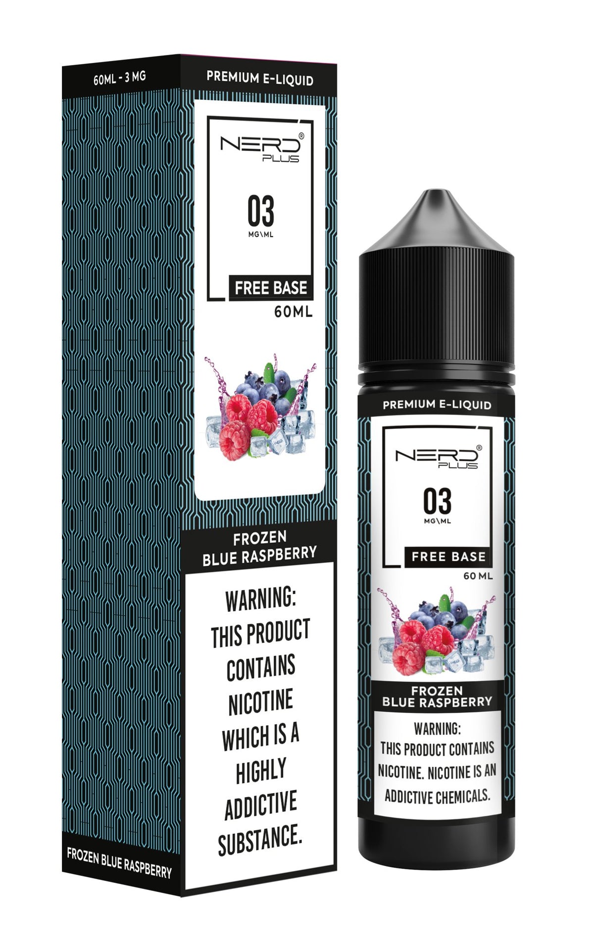 Nerd Plus 60ml E-Juice Shortfill - VapeBoo