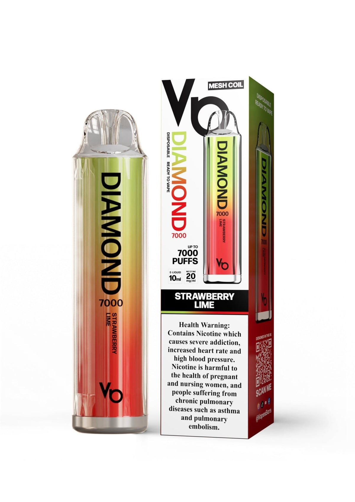 Vapes Bars Diamond 7000 Puffs Disposable Vape 20mg - VapeBoo