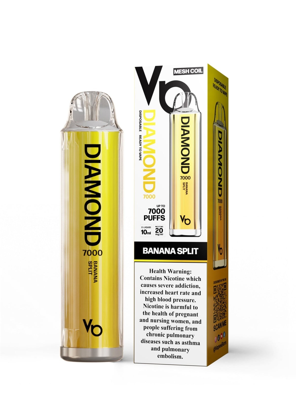 Vapes Bars Diamond 7000 Puffs Disposable Vape 20mg - VapeBoo