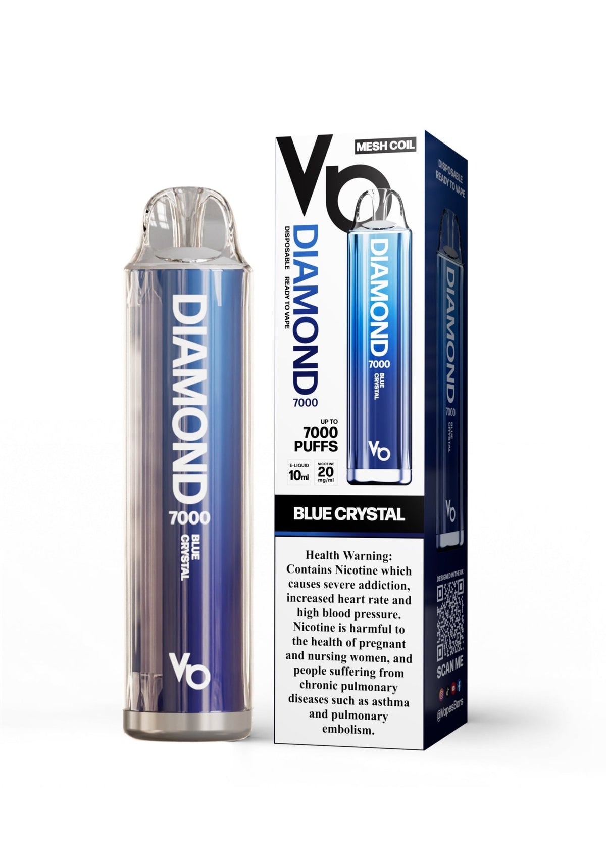 Vapes Bars Diamond 7000 Puffs Disposable Vape 20mg - VapeBoo