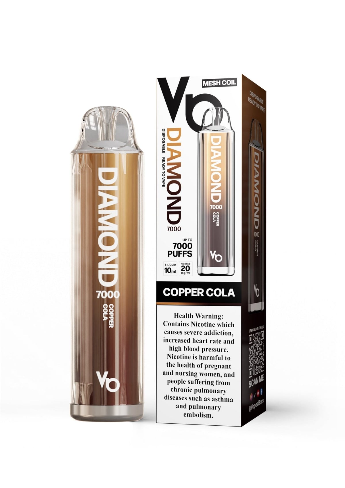 Vapes Bars Diamond 7000 Puffs Disposable Vape 20mg - VapeBoo