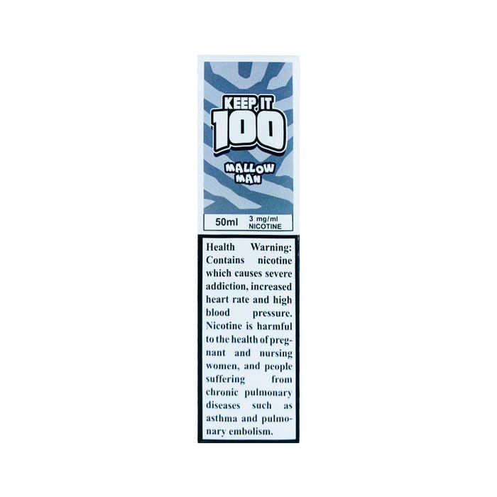 Keep It 100 - 50ml E-Juice Shortfill - 3mg