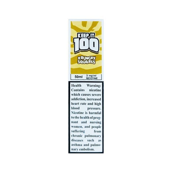 Keep It 100 - 50ml E-Juice Shortfill - 3mg