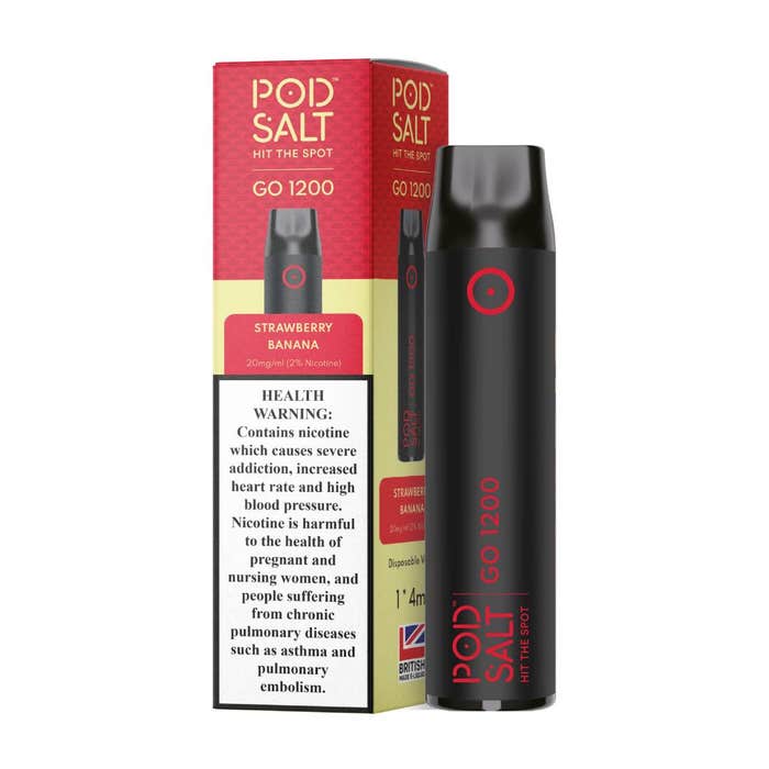 Pod Salt Go 1200 Puffs Disposable Vape Device - VapeBoo