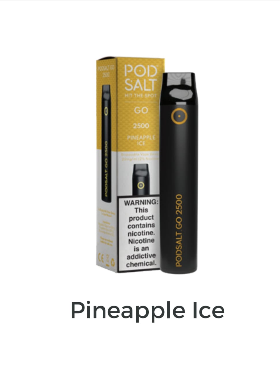 Pod Salt Go 2500 Puffs Disposable Vape Device - 20mg