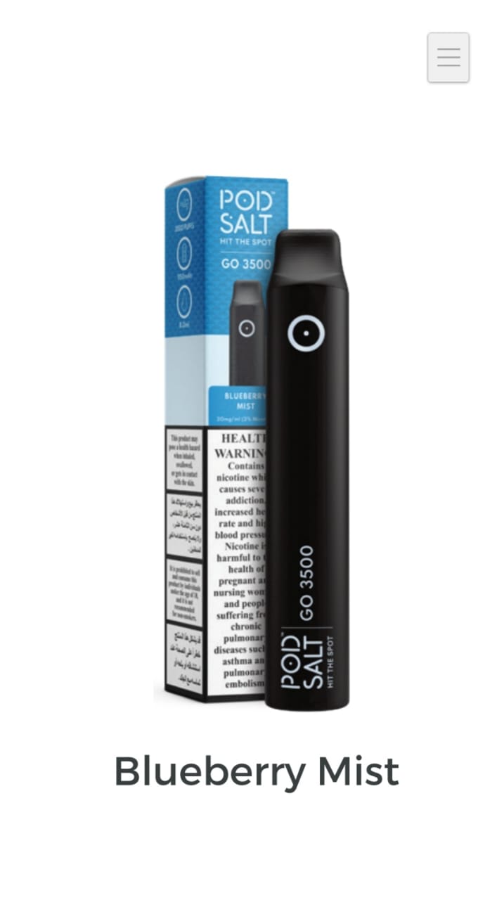 Pod Salt Go 3500 Puffs Disposable Vape Device