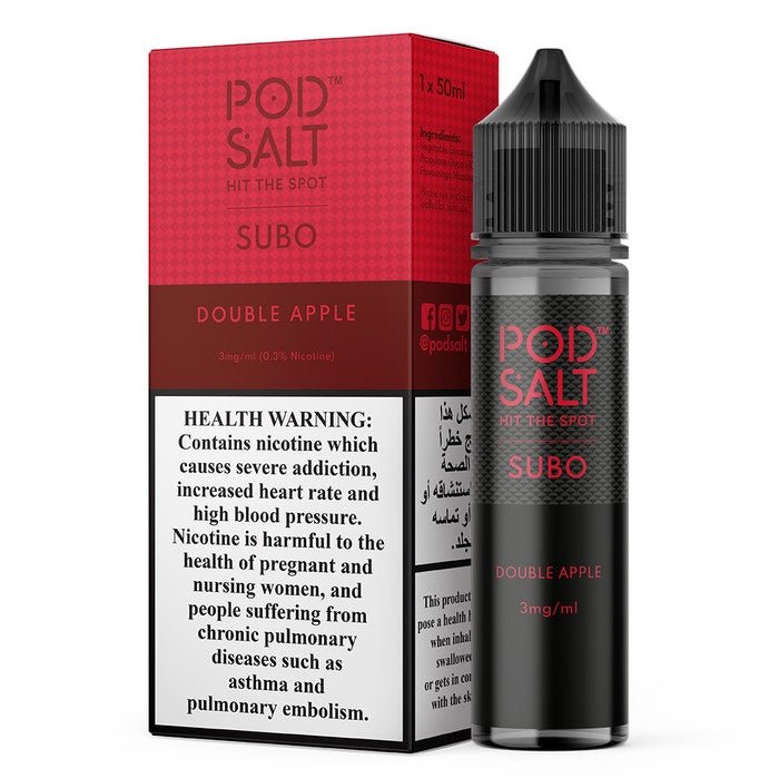 Pod Salt Subo 50ml E-Juice Shortfill - 3mg - VapeBoo