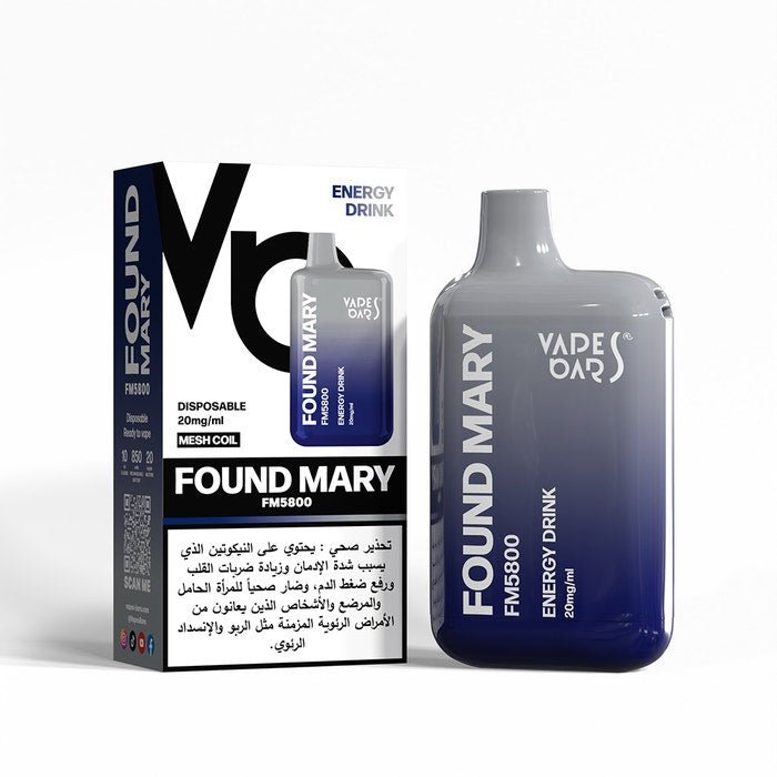 Vape Bars Found Mary 5800 Puffs Disposable Vape Device