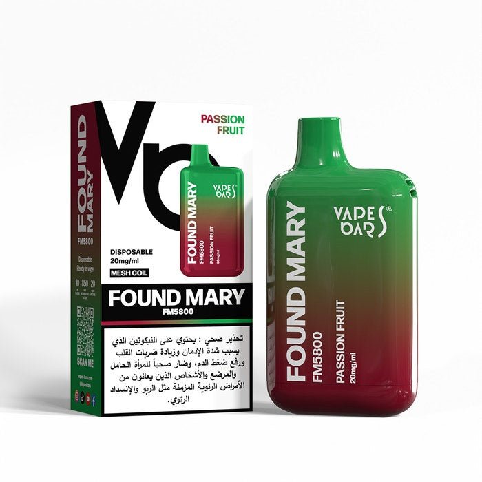 Vape Bars Found Mary 5800 Puffs Disposable Vape Device